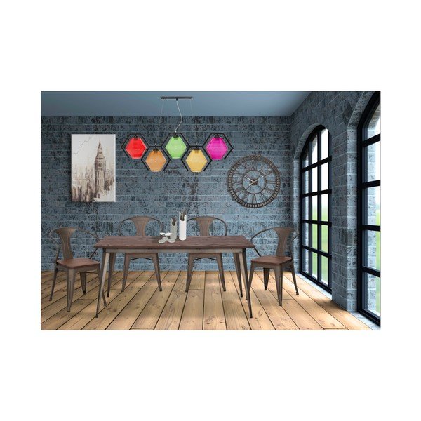 Комплект от 2 стола за хранене Detroit - Mauro Ferretti-image-3