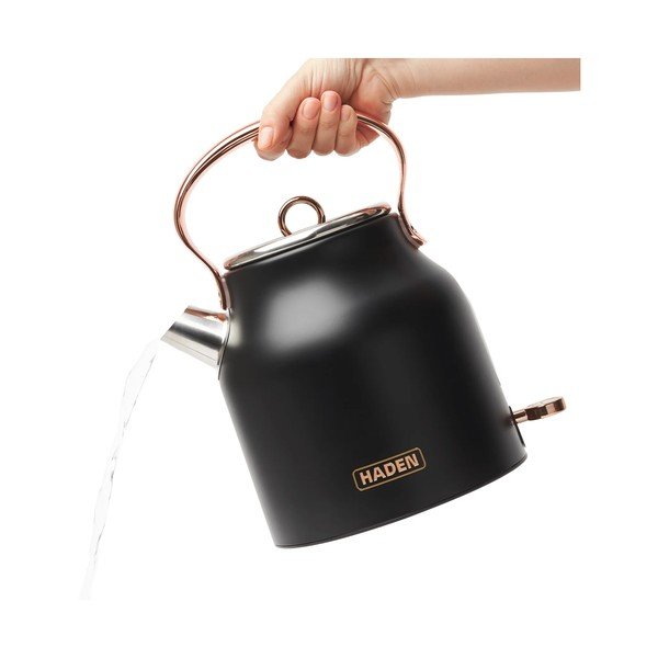 Черна електрическа кана 1,7 l Heritage – Haden-image-2