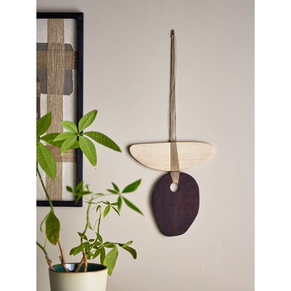 Дървена декорация за стена 30,5x33 cm Yoki – Bloomingville-image-1