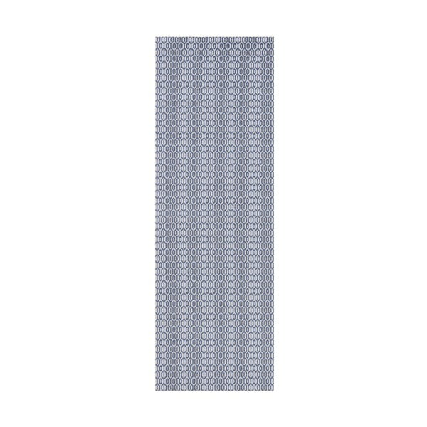 Синя бяла пътека за открито , 80 x 200 cm Coin - NORTHRUGS