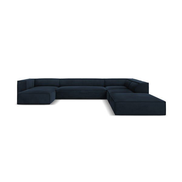 Тъмносин ъглов диван (десен ъгъл) Madame - Windsor & Co Sofas