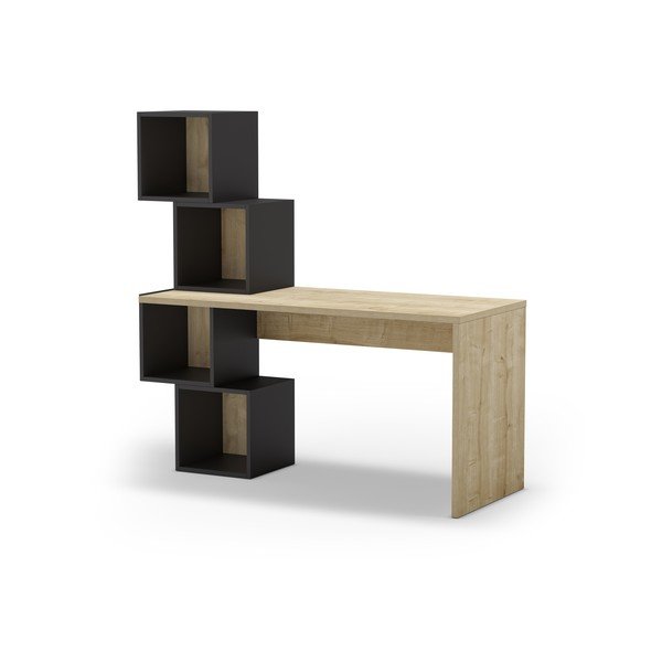 Работна маса от декор от дъб  60x154 cm Cubik – Marckeric-image-3