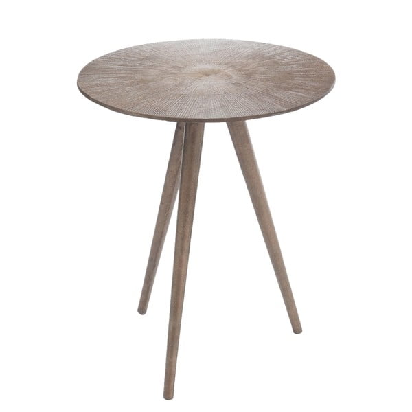 Kovový odkládací stolek Jolipa Alu, světlý
