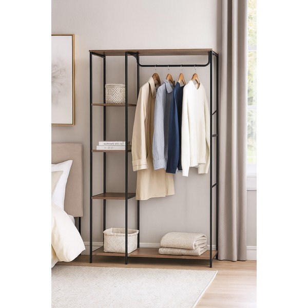 Черен стоманен комплект за коридор 90x170x40 cm Aris – Bonami Essentials-image-1