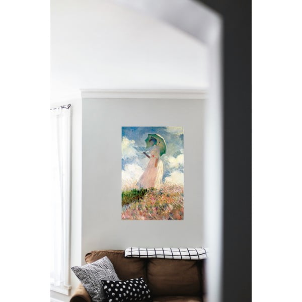 Репродукция на картина 40x60 cm Woman with sunshade - Fedkolor-image-1