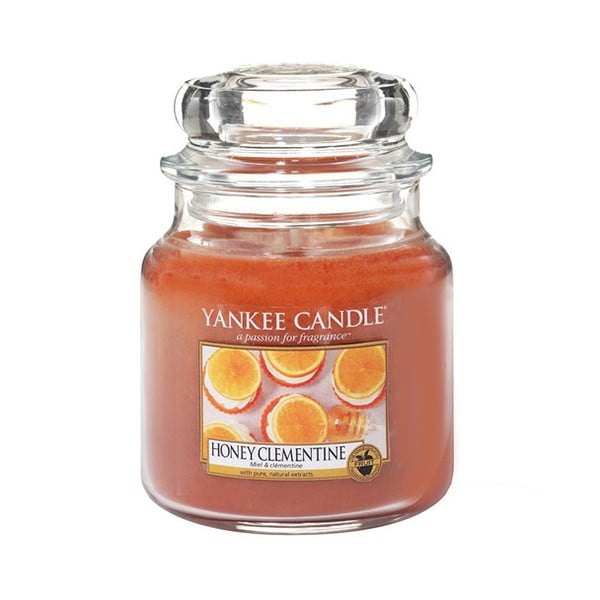 Ароматизирана свещ Клементина с мед, време на горене 65 - 90 часа - Yankee Candle