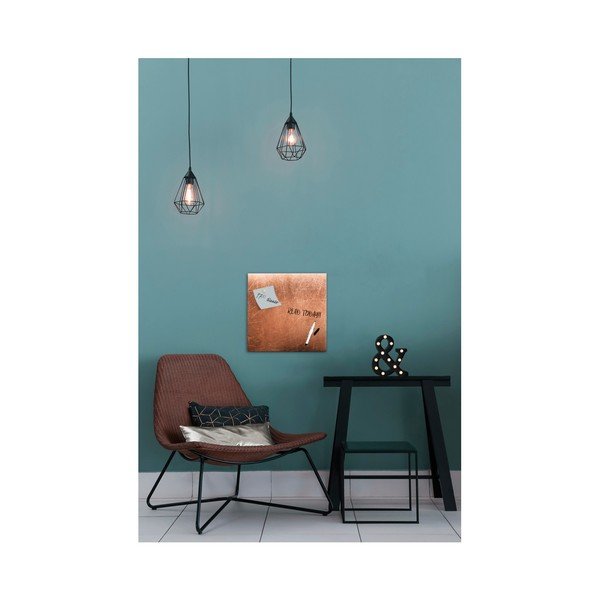 Магнитна дъска Styler Grey Copper, 30 x 30 cm-image-1