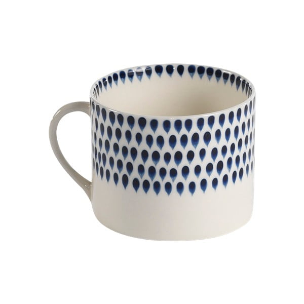 Комплект от 2 сини и бели чаши от камък Indigo - Nkuku