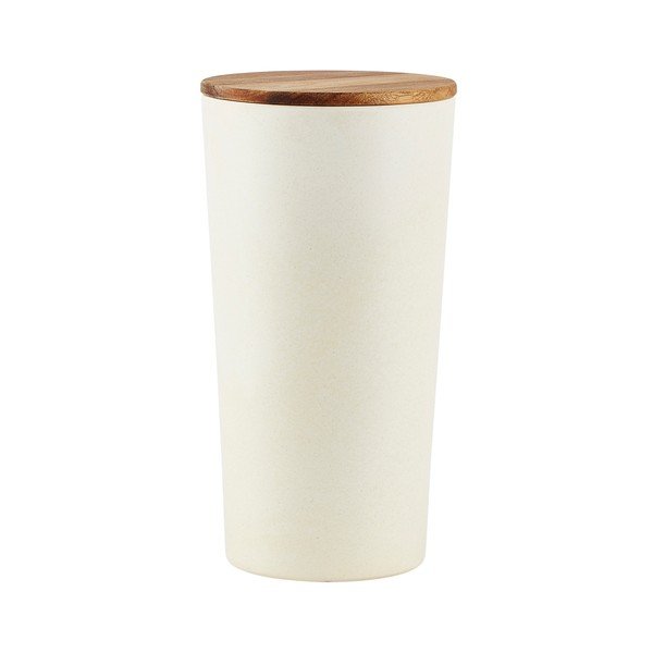 Бял бамбуков контейнер за храна с капак , 1,6 л - Villa Collection