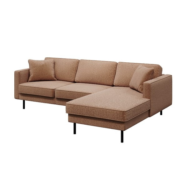 Кафяв ъглов диван Jílově , десен ъгъл Kobo - MESONICA-image-2