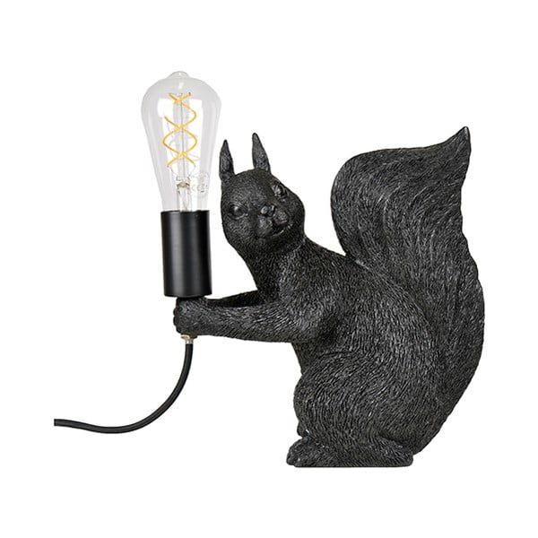 Черна настолна лампа Globen Lighting Squirrel Piff - Globen Lighting