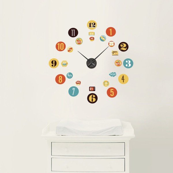 Znovu snímatelná samolepka hodin Time2Clock