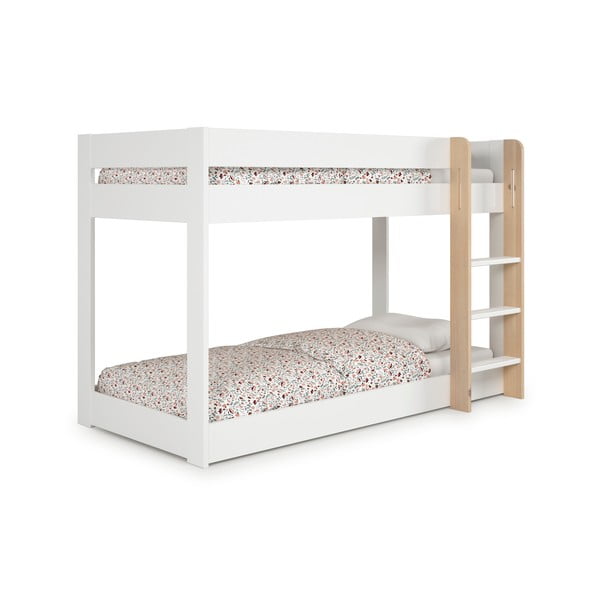Бяло двуетажно легло за деца 90x190 cm Angel - Marckeric-image-2