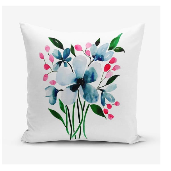 Калъфка за възглавница от памучна смес Модерно цвете, 45 x 45 cm - Minimalist Cushion Covers