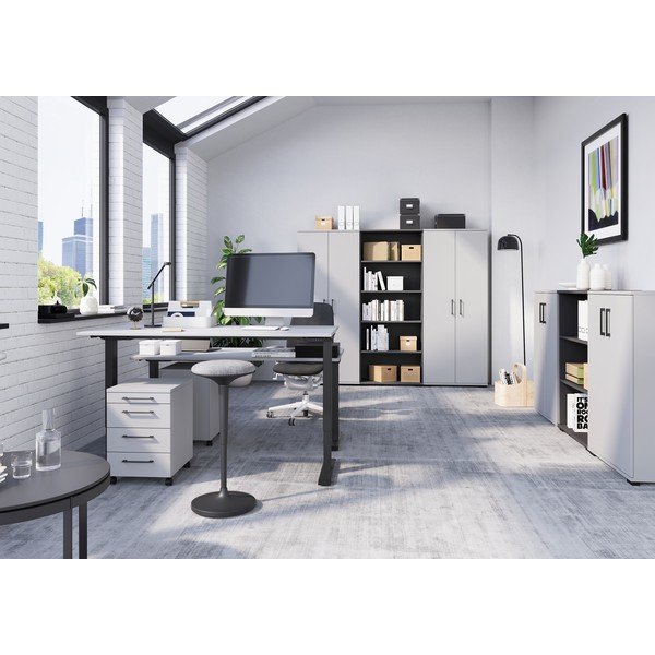 Работна маса с регулируема височина 80x160 cm Agenda – Germania-image-1