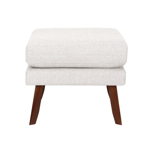 Кремаво бяла табуретка Елена - Mazzini Sofas-image-1