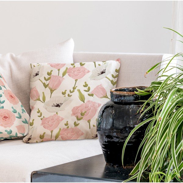 Калъфка за възглавница 45x45 cm Soft Roses – Butter Kings-image-1