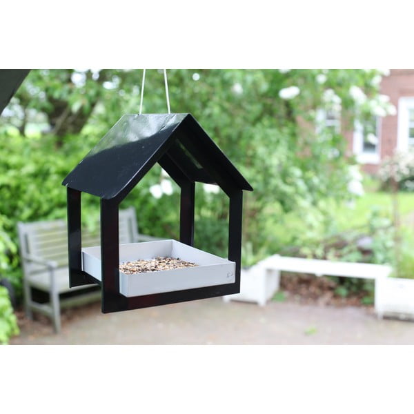 Антрацитно сива къщичка за птици - Esschert Design-image-4