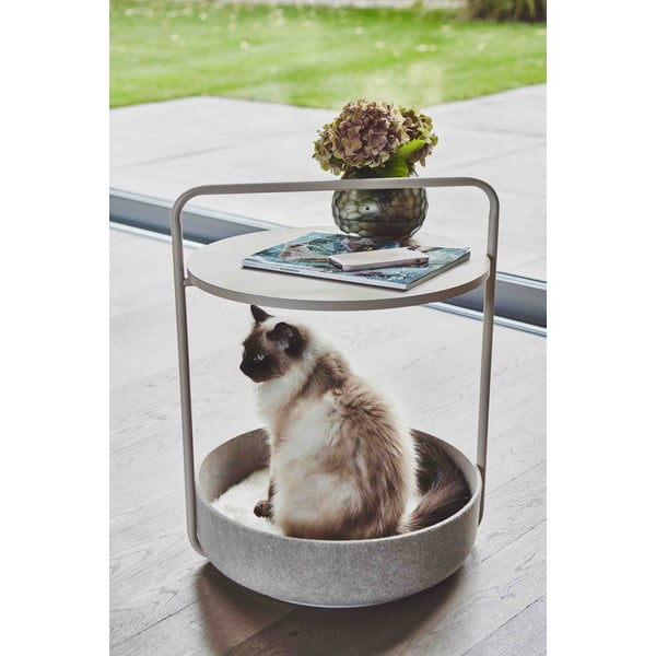 Кръгла странична масичка ø 50 cm Tavolino Nougat – MiaCara-image-1