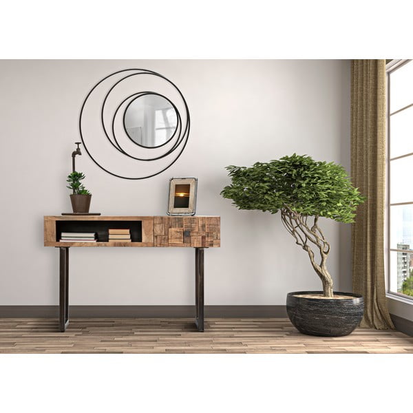 Стенно огледало Dark, ø 80 cm - Mauro Ferretti-image-1