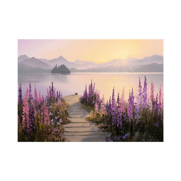Картина 113x85 cm Lupine Shore – Styler