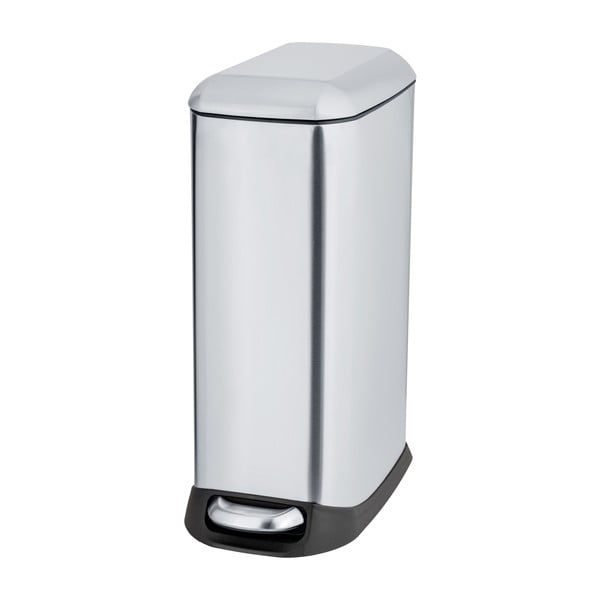 Кошче за боклук с педал от неръждаема стомана в сребрист цвят 12 l Design – Wenko