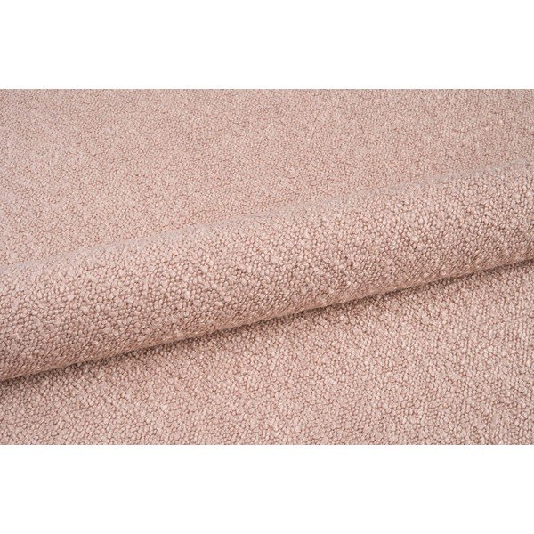 Табуретка от розов плат букле Molino - Micadoni Home-image-3