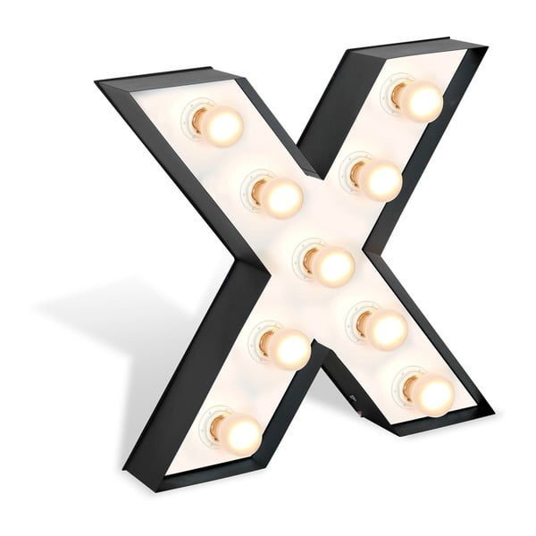 Свободно стояща светлинна декорация във формата на буквата Lamp Floor X - Glimte