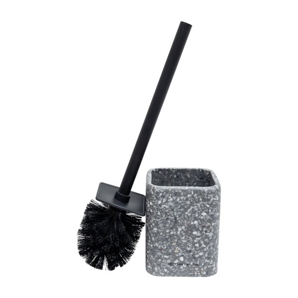 Сива четка за тоалетна от полиресин Tom Tailor T-Terrazzo – Wenko-image-3