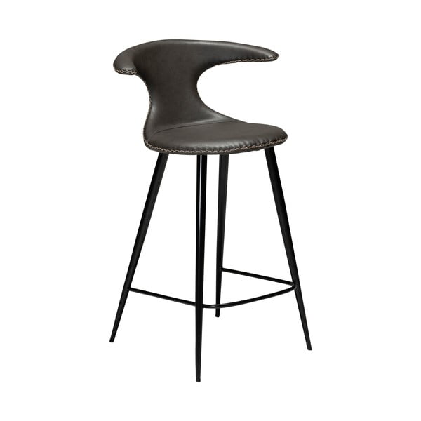 Тъмно сив бар стол от изкуствена кожа DAN-FORM Дания , височина 90 cm Flair - DAN-FORM Denmark