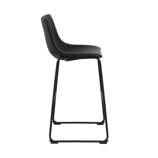 Черен бар стол 99 cm Jeddo - Light & Living-image-4