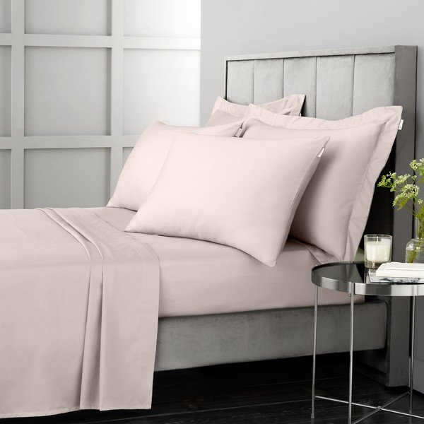 Розов чаршаф от памучен сатен 180x260 cm Cotton Sateen – Bianca-image-2