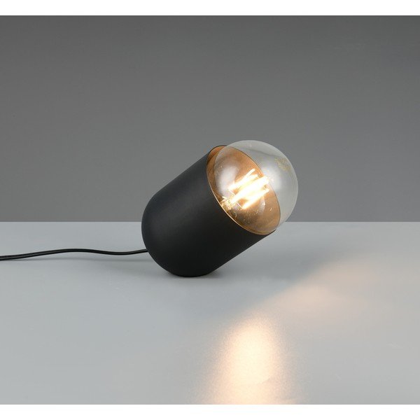 Черна метална настолна лампа (височина 13,5 cm) Nara – Reality-image-1