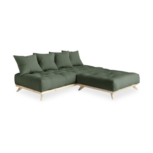 Диван Natural Clear/Olive Green Senza - Karup Design-image-4