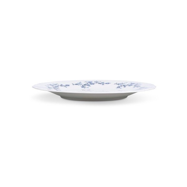 Бяла/синя порцеланова чиния за сервиране ø 32 cm Retro – BonBistro-image-4