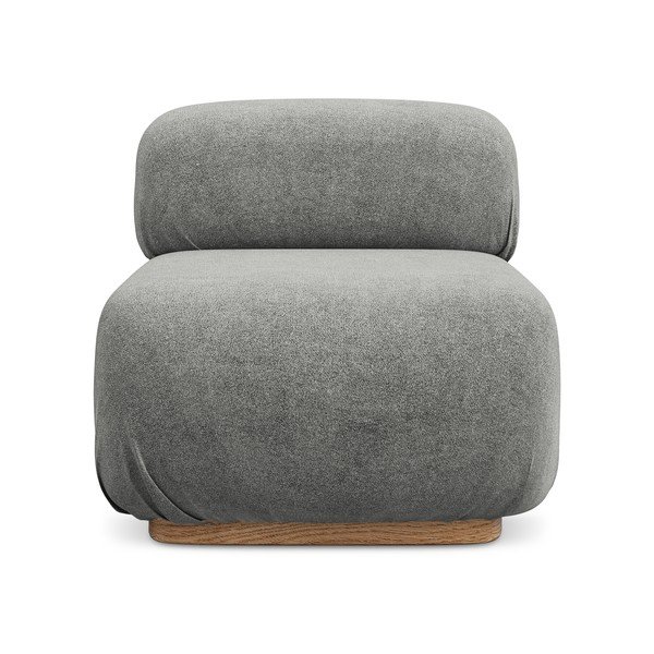 Сив модул за диван от букле Ailani – Makamii