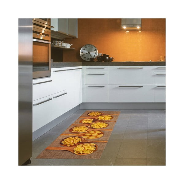 Vysoce odolný kuchyňský koberec Webtappeti Pasta, 60 x 150 cm