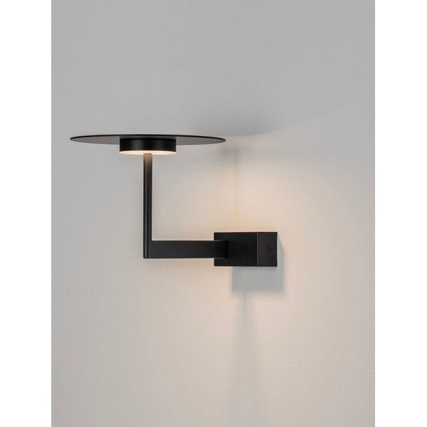 Матово черно алуминиева LED стенна лампа Tovi – Nova Luce-image-1