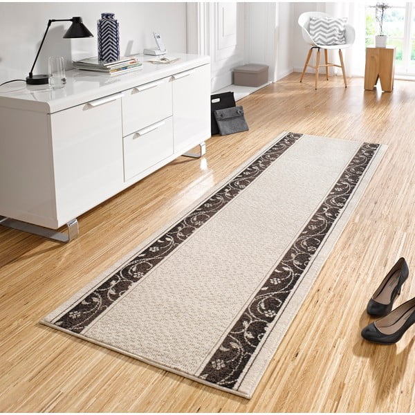 Кафява/бежова пътека 350x80 cm Plant - Hanse Home-image-1