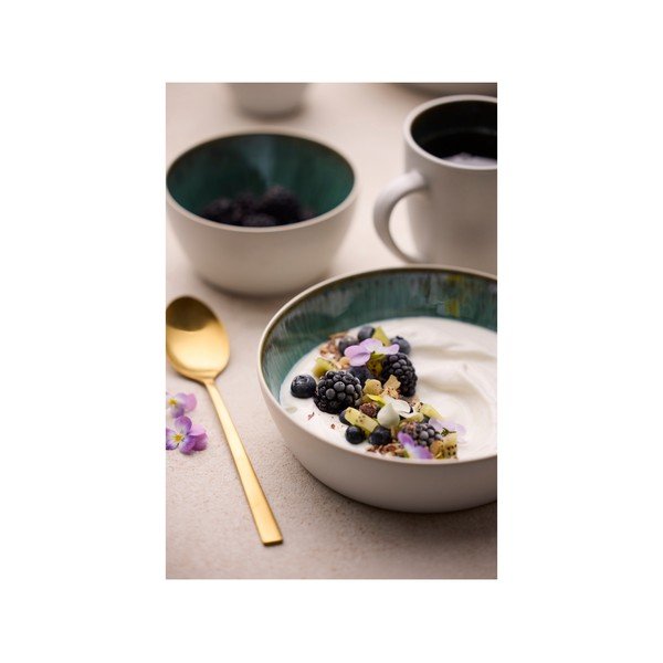 Бяла/зелена керамична чаша 300 ml Gastro White/Green – Bitz-image-4