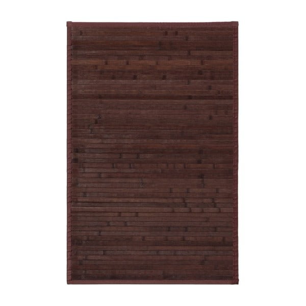 Тъмнокафяв бамбуков килим 60x90 cm - Casa Selección