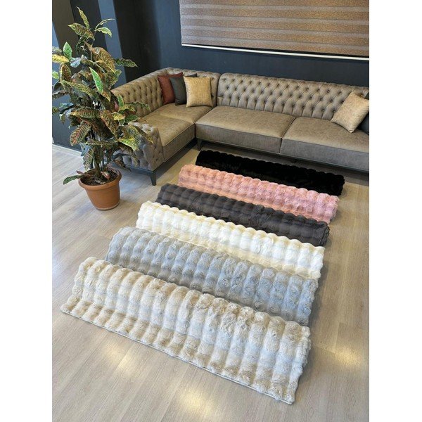 Черен килим подходящ за пране 150x230 cm Bubble Black – Mila Home-image-4