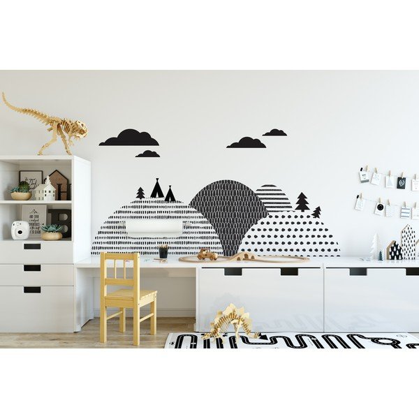 Стикер за стена Scandi, 155 x 50 cm Mountains - Dekornik-image-1