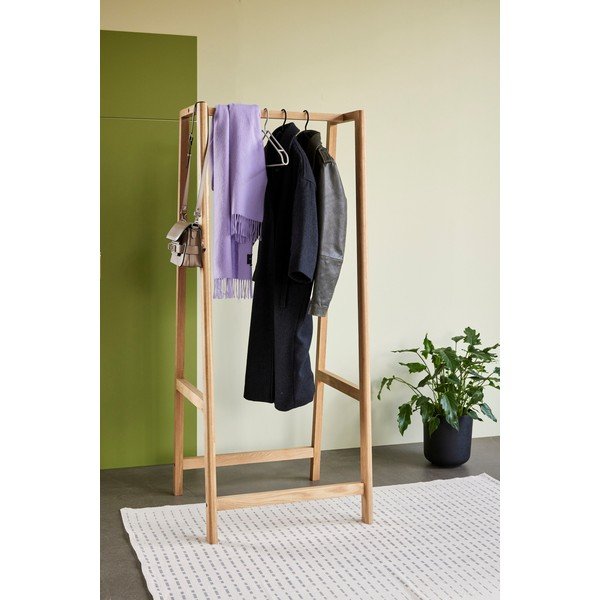 Стойка за дрехи от дъбова дървесина Acorn - Hübsch-image-2
