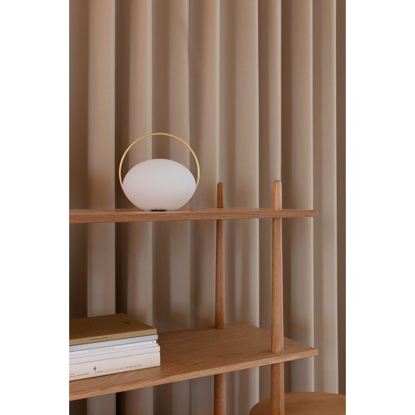 Бяла LED затъмняваща се настолна лампа (височина 19 cm) Orbit – UMAGE-image-1