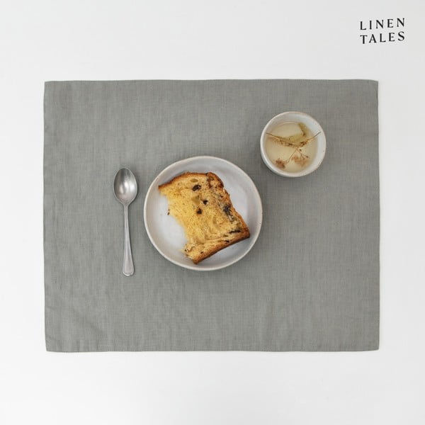 Текстилна подложка за хранене 35x45 cm Khaki – Linen Tales-image-1