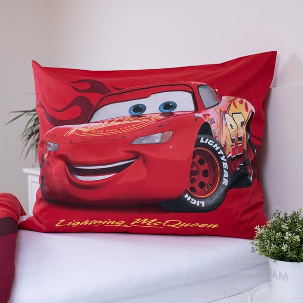 Червено единично  памучно детско спално бельо 140x200 cm Cars "Legend" – Jerry Fabrics-image-3