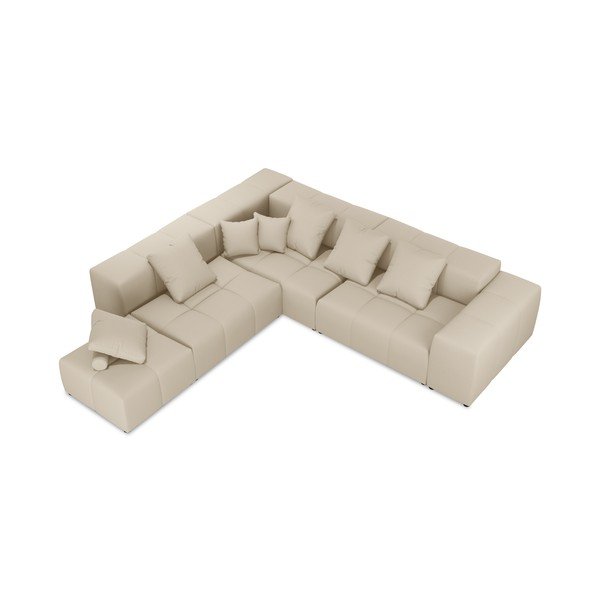 Бежов ъглов диван (променлива) Rome - Cosmopolitan Design-image-3