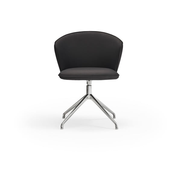 Черни тапицирани трапезни столове в комплект 2 бр. Add – Teulat-image-1