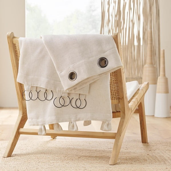 Бежово перде 140x240 cm Pauline – douceur d'intérieur-image-4